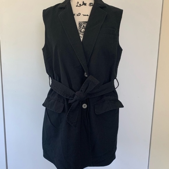 Simply Vera Vera Wang Jackets & Blazers - 😎3/$10 Simply Vera Wang Long Sleeveless Trench Vest